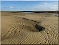 TF9445 : Sandflats beyond Warham Salt Marshes by Hugh Venables