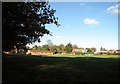 View across the recreation ground in Blofield