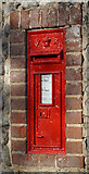 TG2037 : Victoria postbox on Cromer Road, Metton by Ian S