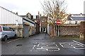 Entrance Road into Car Park