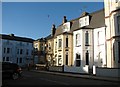 Terraced houses on Albert Square