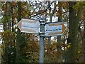 SK4848 : Broxtowe Country Trail fingerpost by Alan Murray-Rust