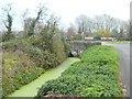 Drainage ditch and bridge, Lower Weare