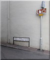 Bilingual street name sign in Abergavenny