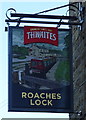 Sign for the Roaches Lock public house