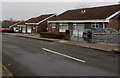 Bungalows on the east side of Westward Place, Bryntirion