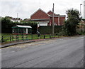 Newport Road bus stop and shelter, Lower Graig-y-rhacca