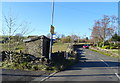 Bus stop and shelter on Chain Road, Holt Head