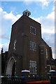 TQ2487 : Tower of the former parish church of St Michael, Golders Green by Christopher Hilton