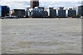 Looking across the Thames to Greenwich