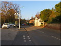 Chester Road (B5130) at the White Horse PH in Churton