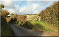 Gate by the lane to Sherford