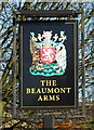 Sign for the Beaumont Arms, Netherton