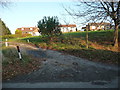 Restricted byway in the centre of Newby