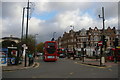 TQ2587 : Crossroads outside Golders Green station by Christopher Hilton