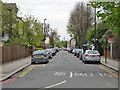 View down Abbeville Road, SW4