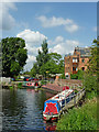 River basin by Sileby Mill in Leicestershire