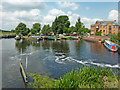 River Soar basin below Sileby Lock in Leicestershire