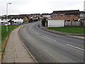 Bend in Barnes Avenue, Bridgend