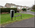 Open Royal Mail drop box, Byron Avenue, Bridgend