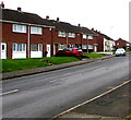 Houses on the south side of Llangewydd Road, Bridgend