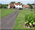 Side road to houses in Westerleigh, South Gloucestershire