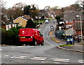 Royal Mail van, Barnes Avenue, Bridgend