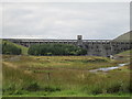 NH3470 : Glascarnoch  Dam  from  Aultguish  Inn by Martin Dawes