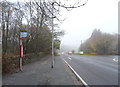 Bus stop on Harrogate Road (A658)