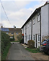 Litlington: cottages and cat