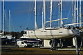 Boatyard beside Swanwick Shore Road