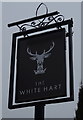 Sign for the White Hart, Pool in Wharfedale