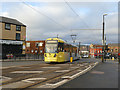 Tram on Drake Street, Rochdale 