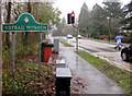 Ystrad Mynach boundary sign