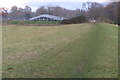 Riverside footpath heading towards the marina