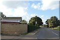 Bus stop on A607 serving Country View Park