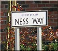 Ness Way sign