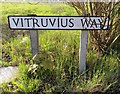 Vitruvius Way sign