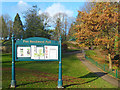 Information board, Beechwood Park, Newport