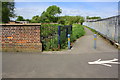 Footpath from Melton Road beside Melton Brook