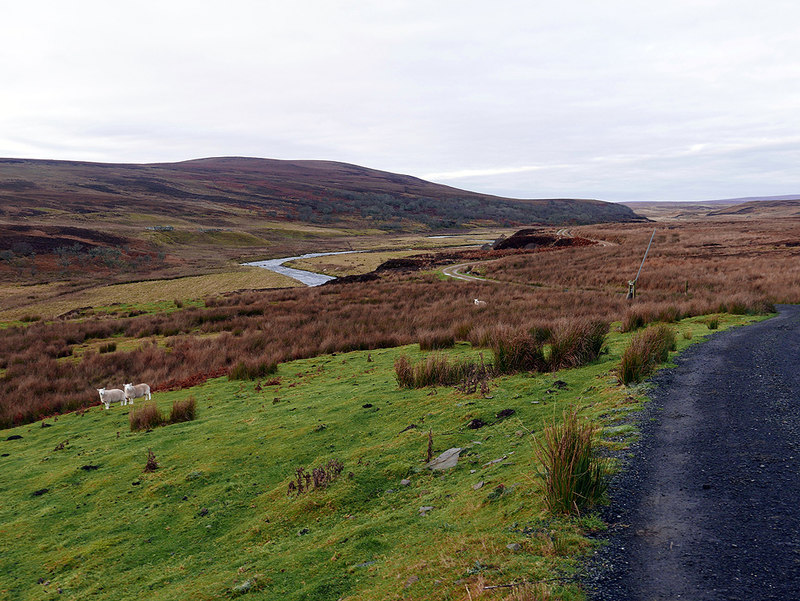 On the road to Loch Dubh © John Lucas :: Geograph Britain and Ireland