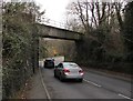 West side of a Nelson Road railway bridge near Tredomen