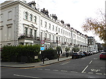 TQ2678 : Houses in Sumner Place, South Kensington by Rod Allday