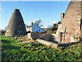 Bottle kilns at disused pottery