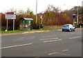 Directions sign alongside the A472, Ystrad Mynach