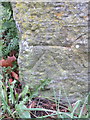 Bench mark at Bwlch y Dduefryn, Gwernaffield