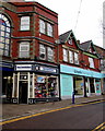 ST1494 : New Foundations and Lloyds Pharmacy, Bedwlwyn Road, Ystrad Mynach by Jaggery