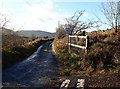 Upper no through road section of the unnamed road running North from the B113