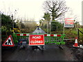 Road Closed notice, Cranny