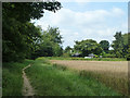 Bridleway towards Main Road, A233